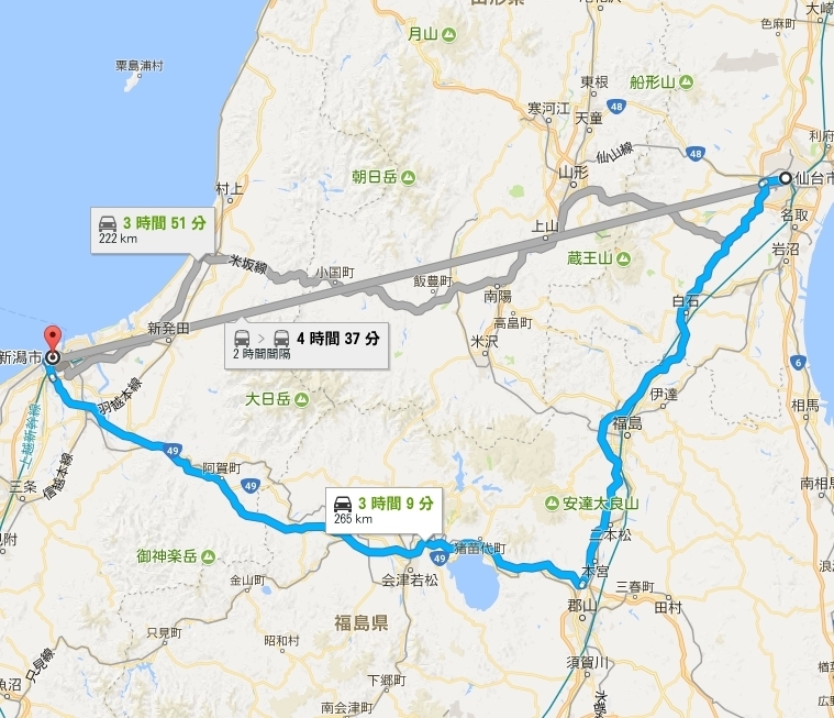 仙台 新潟間の高速バス 高速バスブログ